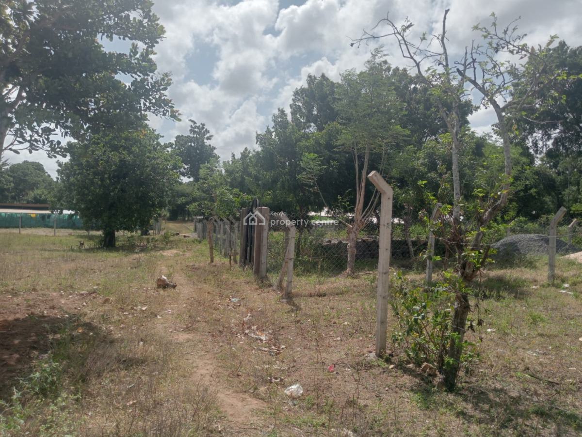 Property advertisement in Kilifi town
